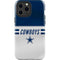 NFL Dallas Cowboys White Striped iPhone 15 Pro Max Impact Case