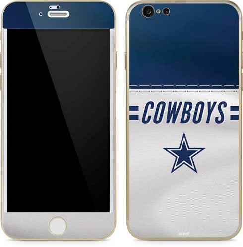 NFL Dallas Cowboys White Striped iPhone 6/6s Skin