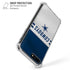 NFL Dallas Cowboys White Striped iPhone 7/8 Plus Clear Case