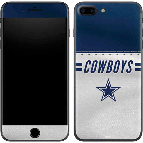NFL Dallas Cowboys White Striped iPhone 7 Plus Skin