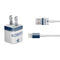 NFL Dallas Cowboys White Striped iPhone Charger (5W USB) Skin