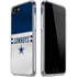 NFL Dallas Cowboys White Striped iPhone SE (2nd & 3rd Gen) Clear Case