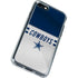 NFL Dallas Cowboys White Striped iPhone SE (2nd & 3rd Gen) Clear Case