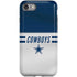 NFL Dallas Cowboys White Striped iPhone SE (2nd & 3rd Gen) Pro Case