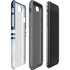 NFL Dallas Cowboys White Striped iPhone SE (2nd & 3rd Gen) Pro Case