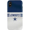 NFL Dallas Cowboys White Striped iPhone X Pro Case