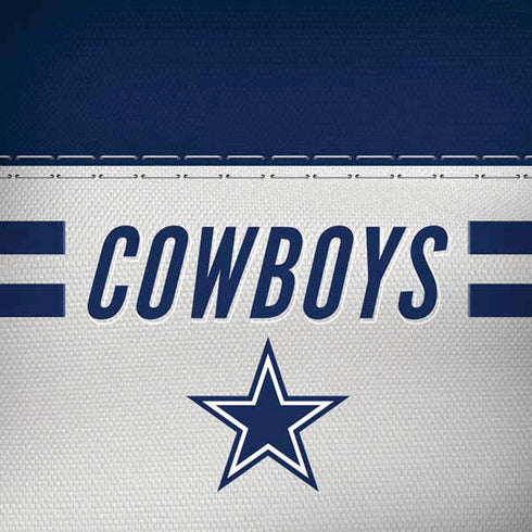 NFL Dallas Cowboys White Striped iPhone X Skin