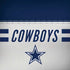 NFL Dallas Cowboys White Striped iPhone X Skin