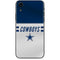 NFL Dallas Cowboys White Striped iPhone XR Skin