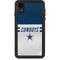 NFL Dallas Cowboys White Striped iPhone XR Waterproof Case