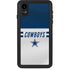 NFL Dallas Cowboys White Striped iPhone XR Waterproof Case
