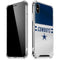 NFL Dallas Cowboys White Striped iPhone XS Max Clear Case