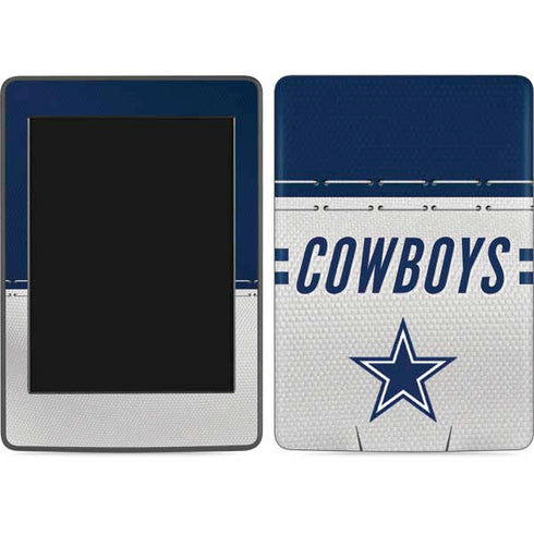NFL Dallas Cowboys White Striped Amazon Kindle Skin