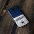 NFL Dallas Cowboys White Striped Moto E5 Plus Skin