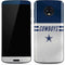 NFL Dallas Cowboys White Striped Moto G6 Skin