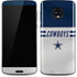 NFL Dallas Cowboys White Striped Moto G6 Skin