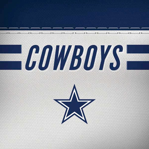 NFL Dallas Cowboys White Striped Moto G6 Skin