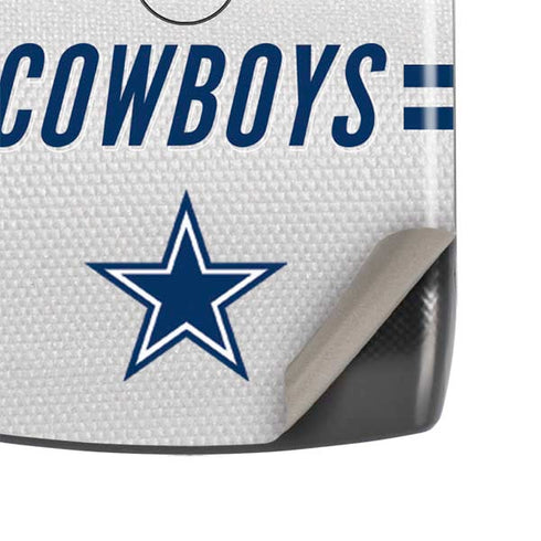 NFL Dallas Cowboys White Striped Motorola RAZR Skin