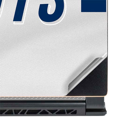 NFL Dallas Cowboys White Striped MSI GS65 Stealth Laptop Skin