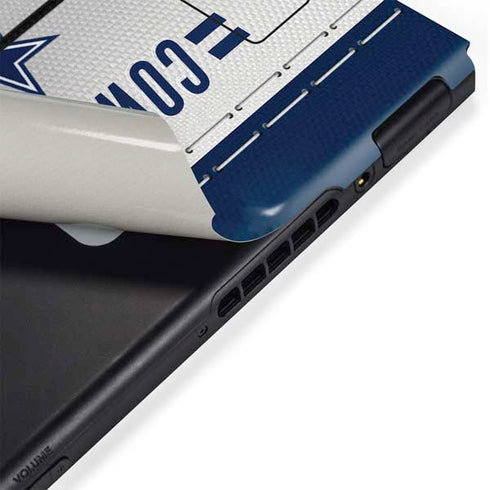 NFL Dallas Cowboys White Striped Nintendo Switch Bundle Skin