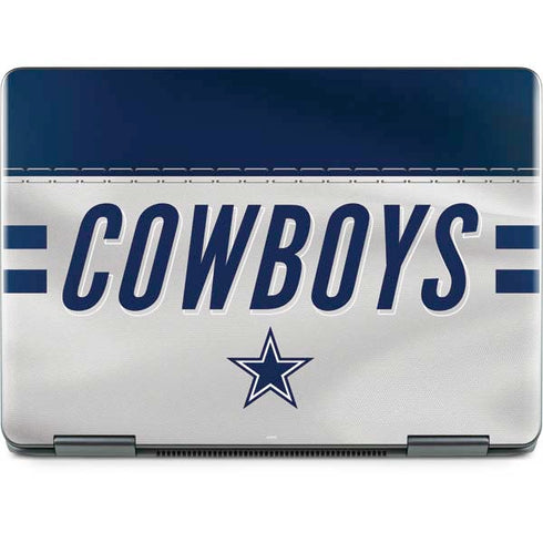 NFL Dallas Cowboys White Striped Notebook 9 Pro 13in (2017) Skin