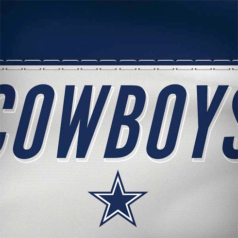 NFL Dallas Cowboys White Striped Notebook 9 Pro 13in (2017) Skin