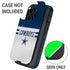 NFL Dallas Cowboys White Striped Otterbox Defender iPhone Skin