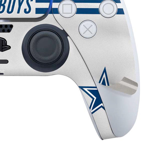 NFL Dallas Cowboys White Striped PS5 Bundle Skin