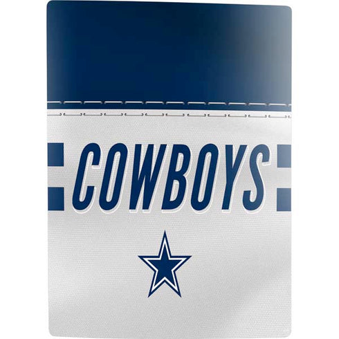 NFL Dallas Cowboys White Striped PS5 Digital Edition Bundle Skin