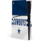NFL Dallas Cowboys White Striped PS5 Slim Disk Console Skin