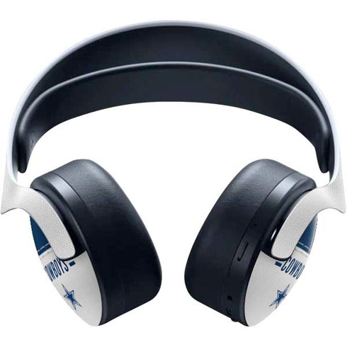 NFL Dallas Cowboys White Striped PULSE 3D Wireless Headset for PS5 Skin