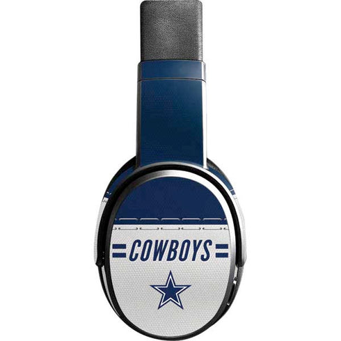 NFL Dallas Cowboys White Striped Skullcandy Crusher Wireless Skin
