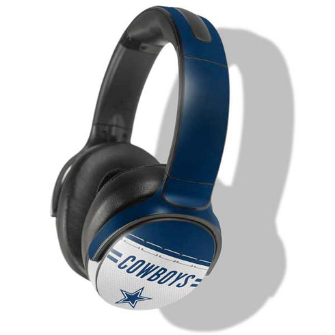 NFL Dallas Cowboys White Striped Skullcandy Venue Skin