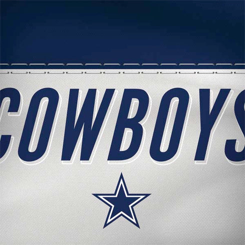 NFL Dallas Cowboys White Striped Surface Book 2 15in Skin