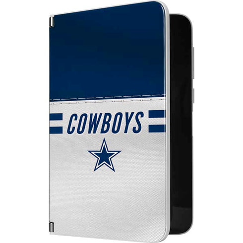 NFL Dallas Cowboys White Striped Surface Duo Skin