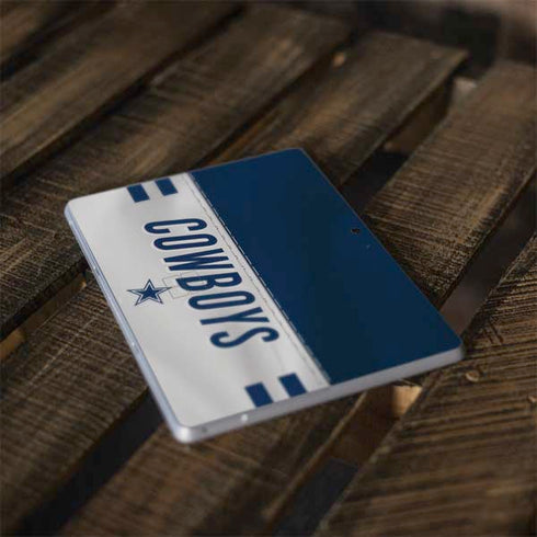 NFL Dallas Cowboys White Striped Surface Go Skin