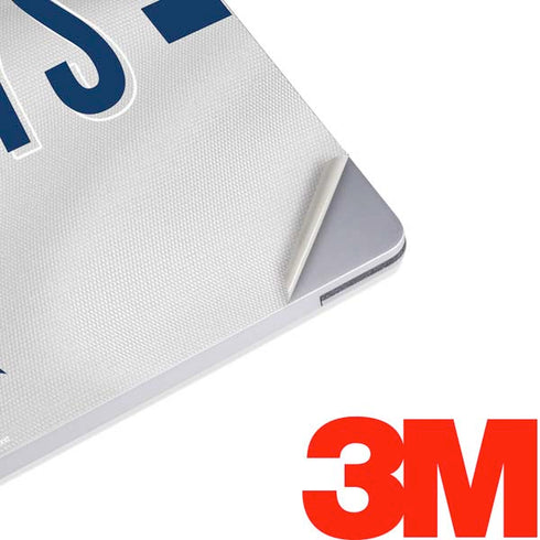 NFL Dallas Cowboys White Striped Surface Laptop 2 Skin