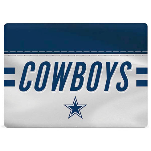 NFL Dallas Cowboys White Striped Surface Laptop 3 13.5in Skin