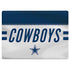 NFL Dallas Cowboys White Striped Surface Laptop 3 13.5in Skin