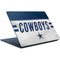 NFL Dallas Cowboys White Striped Surface Laptop Skin