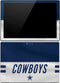 NFL Dallas Cowboys White Striped Surface Pro (2017) Skin