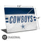 NFL Dallas Cowboys White Striped Universal Laptop 12in (9.8 x 6.8in) Skin