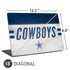 NFL Dallas Cowboys White Striped Universal Laptop 15in (12.2 x 8.8in) Skin