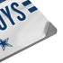 NFL Dallas Cowboys White Striped Universal Laptop 15in (12.2 x 8.8in) Skin