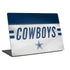 NFL Dallas Cowboys White Striped Universal Laptop 16in (13 x 9.4in) Skin