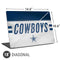 NFL Dallas Cowboys White Striped Universal Laptop 18in (14.6 x 10.6in) Skin