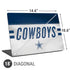 NFL Dallas Cowboys White Striped Universal Laptop 18in (14.6 x 10.6in) Skin