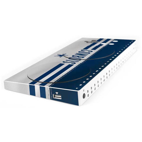 NFL Dallas Cowboys White Striped Xbox Adaptive Controller Skin