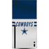 NFL Dallas Cowboys White Striped Xbox Series X Console Skin