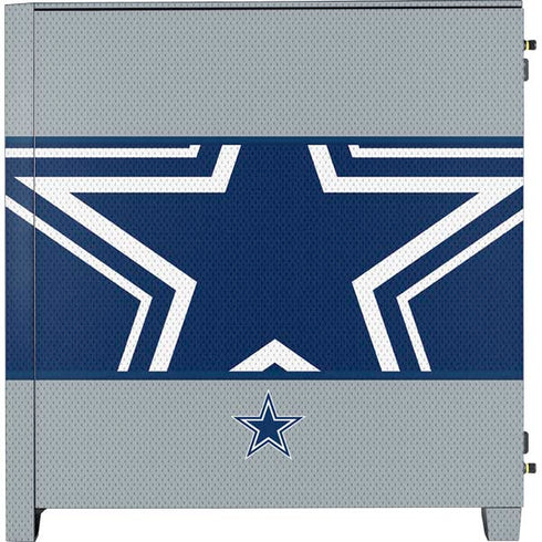 NFL Dallas Cowboys Zone Block Corsair 4000D Tempered Glass Mid-Tower ATX Case Skin